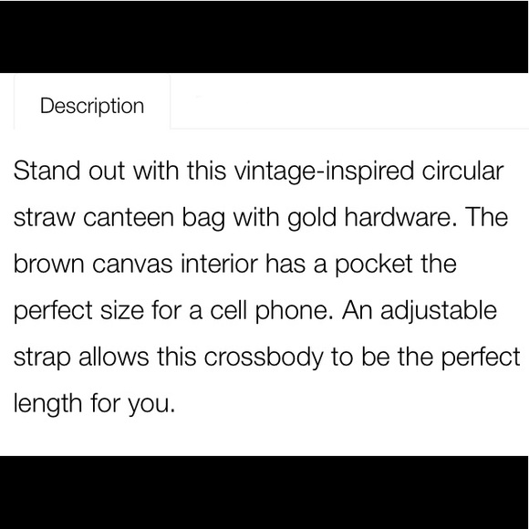 Small Canteen Bag Crossbody NWOT - Picture 4 of 5